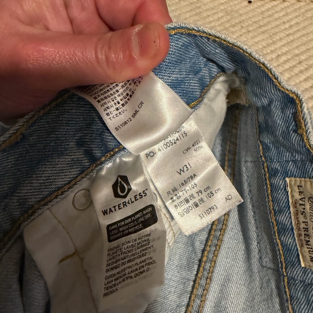 Levi's Premium Denim Jeans with Water<Less Technology